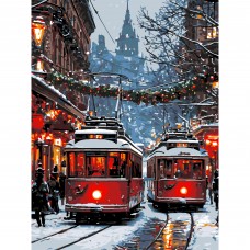 Картини по номерах "Святкове місто" 30х40см №SS1225/Strateg/