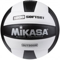 М'яч волейбол. Mikasa SoftSet чорно-білий RX-1000/2