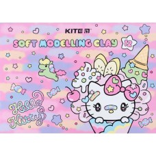 Пластилін Kite Hello Kitty 12 кольор. 240гр воск. HK25-1086