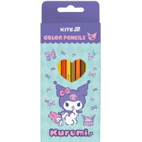 Олівці кольор. 24 кольор./12шт Kite HK25-054-2 Hello Kitty двостор.(12)(240)