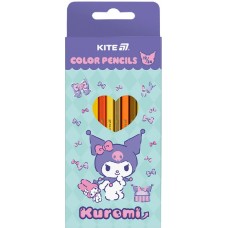 Олівці кольор. 24 кольор./12шт "Kite" №HK25-054-2 Hello Kitty двостор.(12)(240)