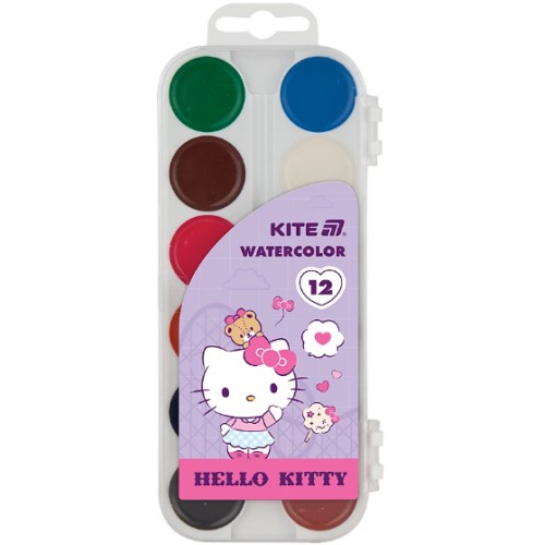 Акварель 12 кольор. Kite Hello Kitty HК25-061(12)