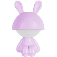 Світильник-нічник LED на акум. Cute Bunny фіолетовий №K25-316-1-5