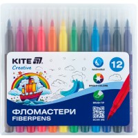 Фломастери двосторонні "Kite" 12кольор. Creative №K-1151(24)(192)