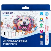 Фломастери "Kite" 12кольор. Creative Superwashable Jumbo №K-1155(24)(192)