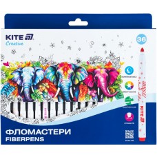 Фломастери "Kite" 36кольор. Creative Superwashable №K-1154(24)(192)