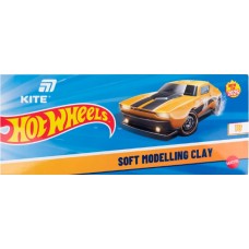 Пластилін Kite Hot Wheels 18 кольор. 360гр воск. HW25-085