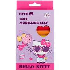 Пластилін "Kite" Hello Kitty 12 кольор. 200гр воск. №HK25-086(72)