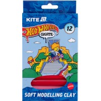 Пластилін "Kite" Hot Wheels-2 12 кольор. 200гр воск. №HW25-086-2(1)(60)