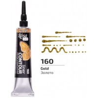 Контур універсальний 20мл №135160 Rosa Talent золото,глітер