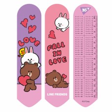 Закладка Yes 708134 Line Friends love 2D