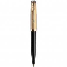 Ручка кульк. Parker 51 Deluxe Black 57 032 з позол.