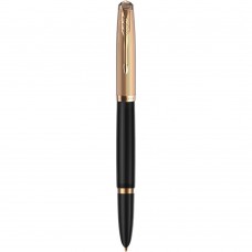 Ручка чорн. "Parker 51 Deluxe Black" №57 011 позол. перо