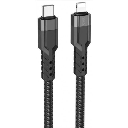 Кабель Type C > lightning HOCO U110 1.2м black