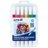 Набір маркерів акрил. Kite Creative K-1156 12шт