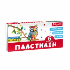 Пластилін 1В Classic 6 кольор. 120гр 540653(48)