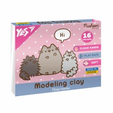 Пластилін "Yes" Pusheen 16 кольор. 320гр №540694(14)