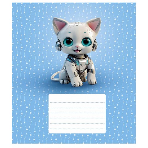 Зошит 12арк. лін. Star "Robot animals" ВД-лак №012-3331L(30)(360)