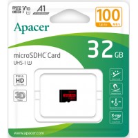 Карта пам`яті 32Gb Micro-SDHC (UHS-1) Apacer class 10 V10 A1 R100MB/s №0935