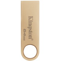 Флеш-пам`ять 64GB Kingston SE9 G3 USB3.2 metal/gold