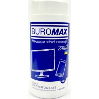 Серветки вологі для оргтехніки та оптики Buromax 0802