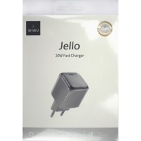 Зарядний пристрій WIWU Wi-U030 Type-C 3A 20W Jello GaN Fast Charger titanium/Breidon/