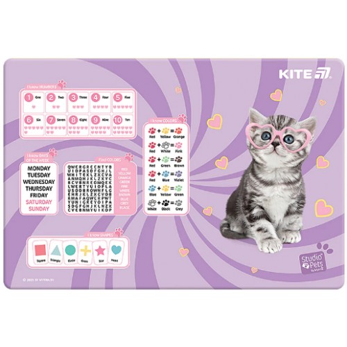 Підкладка для столу Kite SP25-207 Studio Pets (42,5х29cм) PP(10)