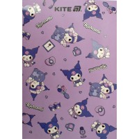 Блокнот A5 50арк. кліт. тв. обкл. Kuromi HK25-194-1/Kite/