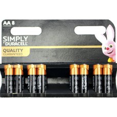 Батарейки Duracell Simply LR-06/блістер 8шт