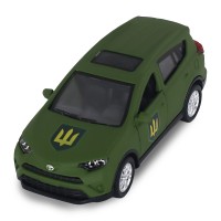 Автомодель Шеврони Героїв Toyota RAV4 Сухопутні війська ЗСУ KM6198M2/КіддіСвіт/