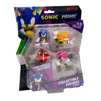 Набір ігрових фігурок Sonic Prime - пригоди Емі 5 фігурок 6,5см SON2040C/Кідді Світ/