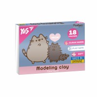 Пластилін Yes Pusheen 18 кольор. 360гр 540695(14)(44)