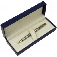 Ручка кулькова Waterman Hemisphere сталь з позолотою 22010