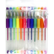 Набір ручок гел. Умка ГР46 Glitter+Neon 12кольор. (12)(72)