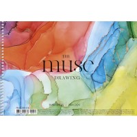 Альбом для рисования на пружине 30/150 A4 Muse крафт-картон (1) (36) PB-SC-030-315 Школярик