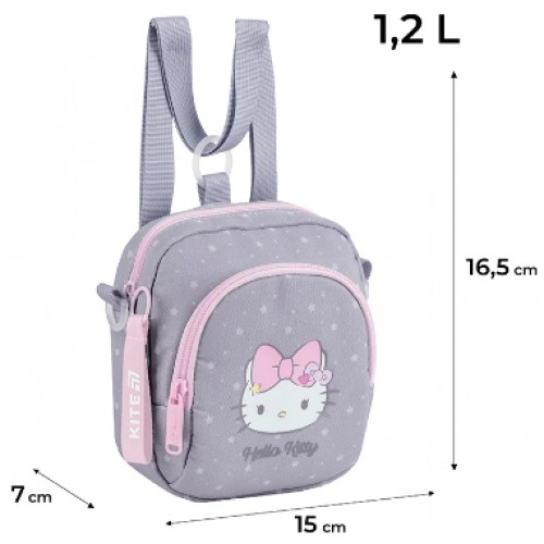 Рюкзак-сумка "Kite" Hello Kitty дитяча 2від. №HK25-2620-1