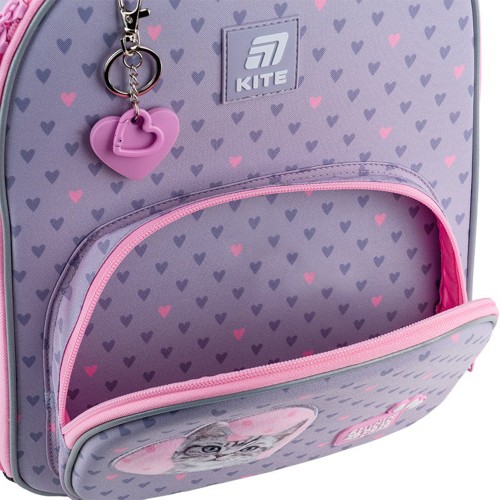 Ранець каркасний "Kite" Education Studio Pets 2від.,3карм. №SP25-556M