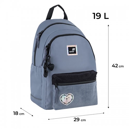 Рюкзак "Kite" Education teens 2від.,4карм. №K25-2575M-1(10)