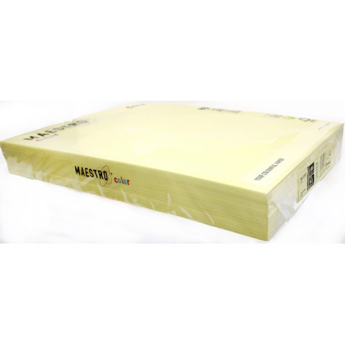 Папір кольоровий А3 80 г/м пастель Maestro Color (Mondi) YE23 Yellow (жовтий.) (500)