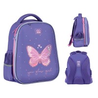 Рюкзак напівкаркасний "GoPack" Education Glowing 2від.,2карм. №GO25-165M-4