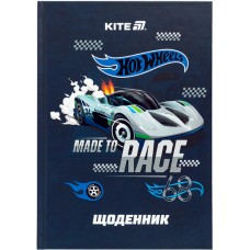 Щоденник шк. A5 "Kite" №HW25-262-1 Hot Wheels тв.обкл.(20)