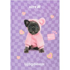 Щоденник шк. A5 "Kite" №SP25-262-2 Studio Pets тв.обкл.(20)
