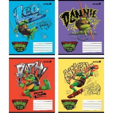 Зошит 12арк. кос. лін. "Kite" гібрид лак+УФлак Ninja Turtles №NT25-235(25)(600)