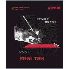 Зошит 48арк. лін. "Kite" Предметка-Англ. мова гібр лак+УФ,Techno №K25-240-8(8)(192)