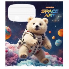 Зошит 12арк. лін. Star "Space Art" ВД-лак №012-3406L(30)(360)