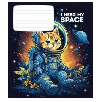 Зошит 12арк. лін. Star " I need my space" виб.УФ-лак №012-3496L(30)(360)