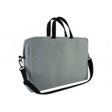 Сумка-портфель "Optima" №O95238 A4+ текстильна, сіра