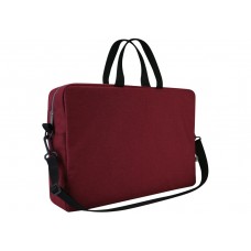 Сумка-портфель "Optima" №O95240 A4+ текстильна, бургунді