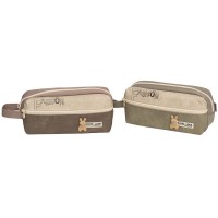 Пенал-гаманець "Safari" 2від.,22х5х9см,з кишенею,асорті №25733S
