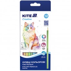Олівці кольор. 12 кольор. "Kite" №K-451 Kite Creative Pastel